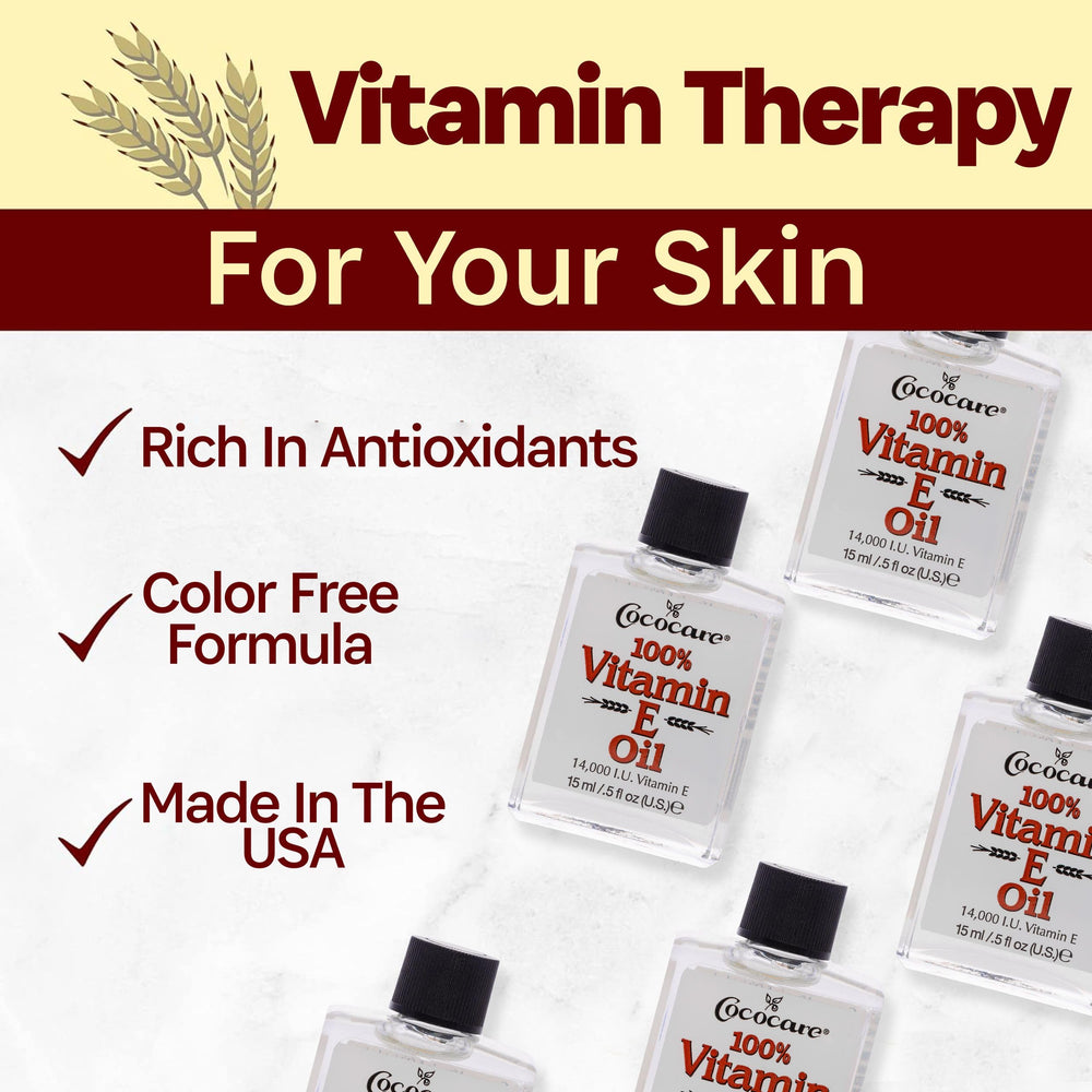 Skin tone and texture improved by Vitamin E Oil