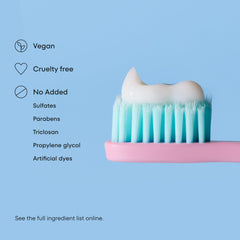 Coconut oil infusion in toothpaste