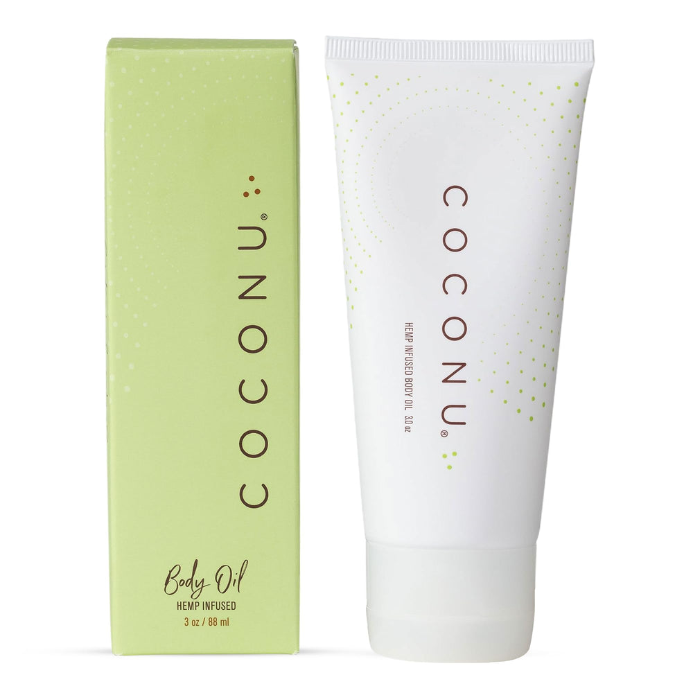 Coconu Hemp Infused Moisturizing Oil bottle front view