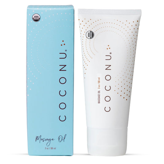 Coconu oil-based massage oil bottle 3 oz