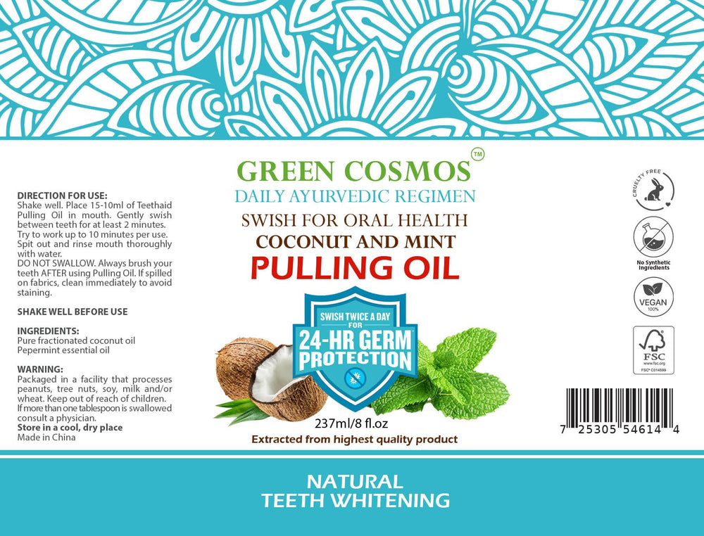 Ingredients: fractionated coconut oil and essential oils