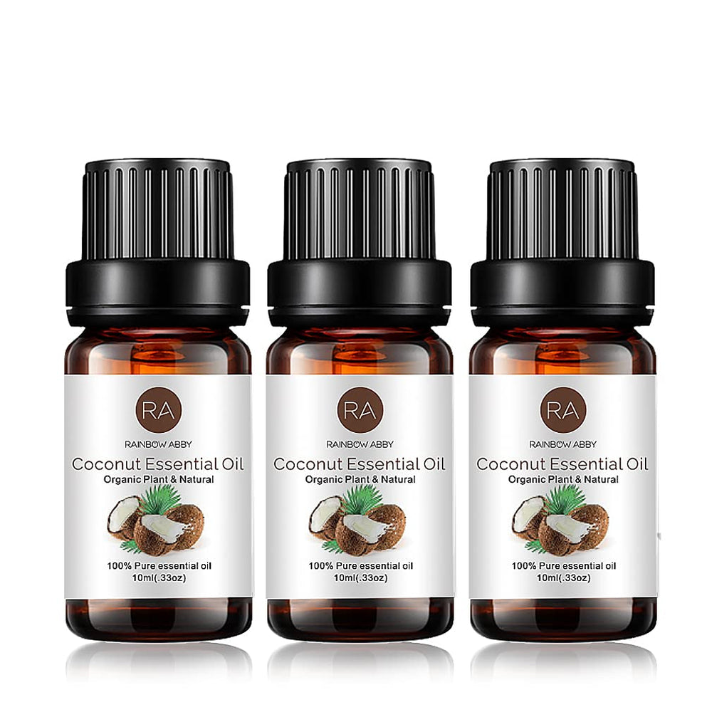 Three 10ml bottles of Coconut Essential Oil - 3 pack