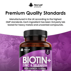 Biotin with coconut oil infusion for absorption