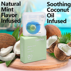 Coconut oil infusion and natural aroma imagery