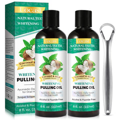 Hero shot of Coconut Oil Pulling for Teeth - 2 Pack bottle