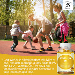 Lemon-flavored cod liver oil gummy on white background