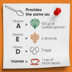Graphic highlighting immune support, bones, and omega-3 benefits