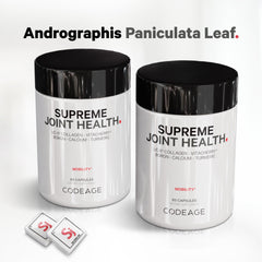 pile of Codeage capsules in an open palm conveying easy daily dosing and portability