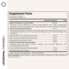 Fermented turmeric botanicals collection