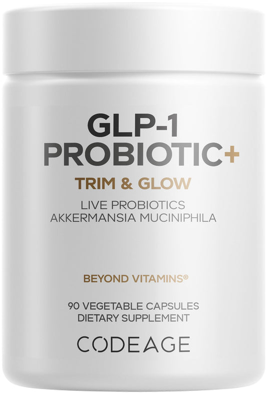Codeage GLP-1 Probiotic+ bottle front view