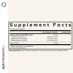 Codeage GLP-1 Probiotic+ bottle label