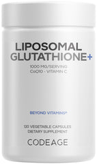 Codeage Liposomal Glutathione+ bottle with 120 capsules