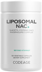 Codeage Liposomal NAC bottle highlighting 900 mg NAC per serving