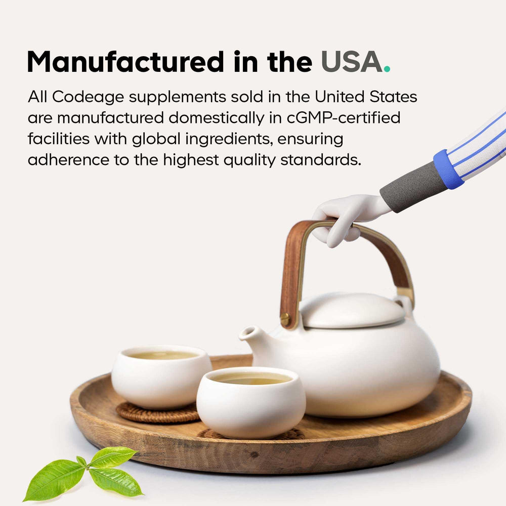 Codeage Liposomal Urolithin A ellagitannins sources concept featuring fruit extracts.