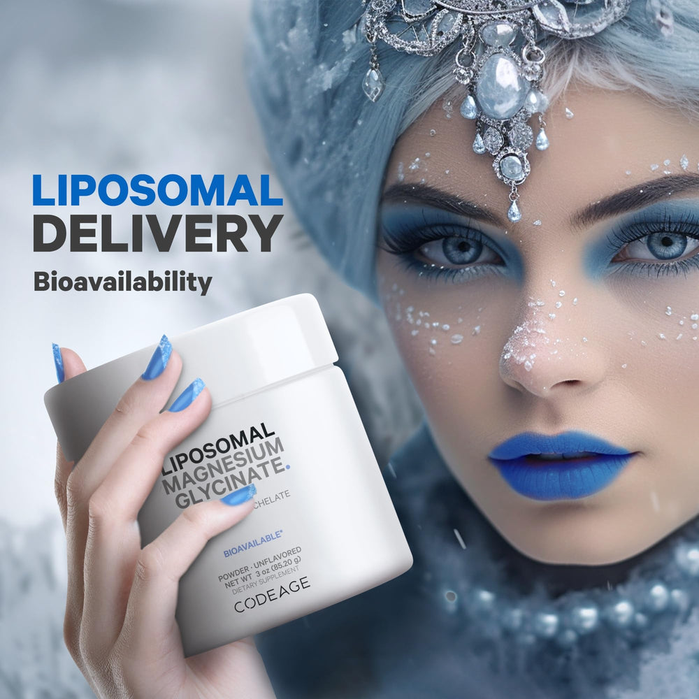Liposomal delivery formulation graphic for magnesium glycinate