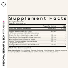 Codeage Menopause Hair & Skin Vitamins+ bottle