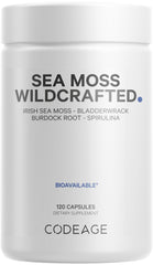 Codeage raw wildcrafted Irish sea moss capsules (120 servings)