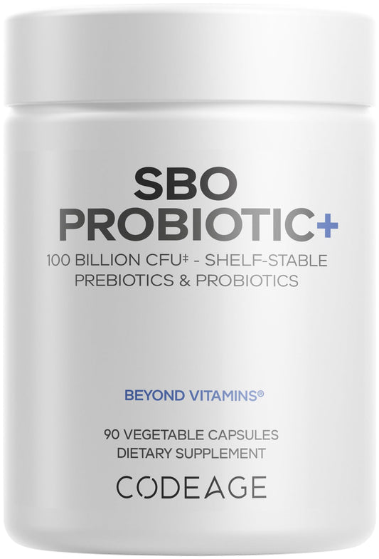 Codeage SBO Probiotics bottle with 90 capsules