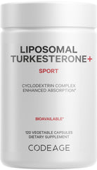 Codeage Liposomal Turkesterone bottle with 120 capsules