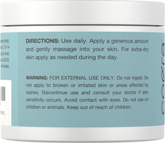 Coera DMAE Cream jar close-up highlights rich texture and moisture