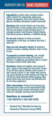 CofixRX Nasal Cleanse formula label highlighting povidone iodine, xylitol, and vitamin D3 for clean nasal passages