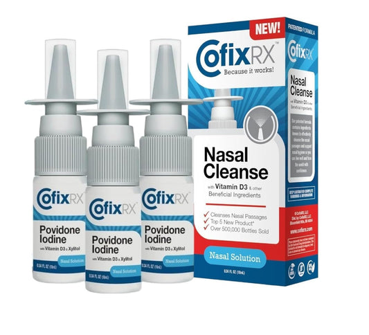 CofixRx Nasal Cleanse Spray 3-pack packaging