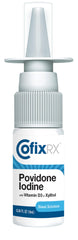 CofixRX Nasal Spray application showing nozzle use for fast, everyday hygiene