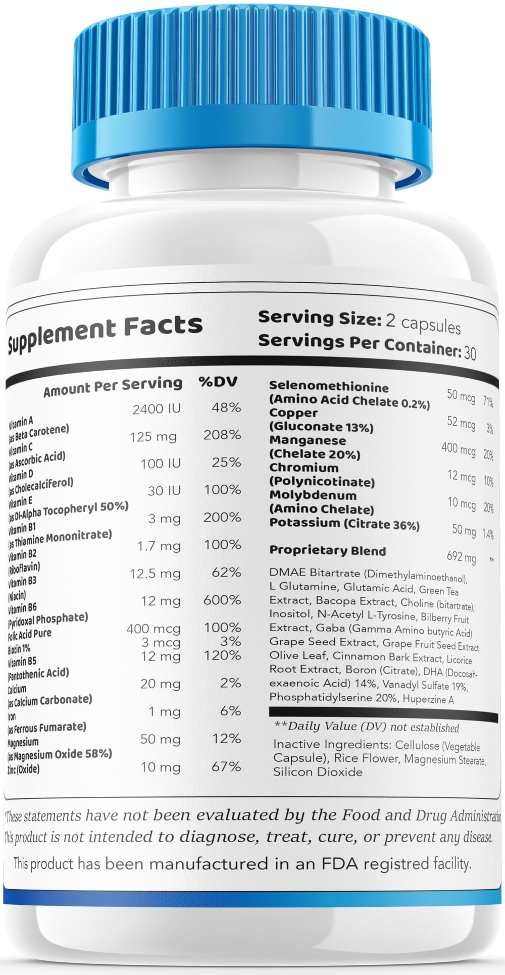 Cognicare Pro 3-Pack bottle front view with 180 capsules - image 7