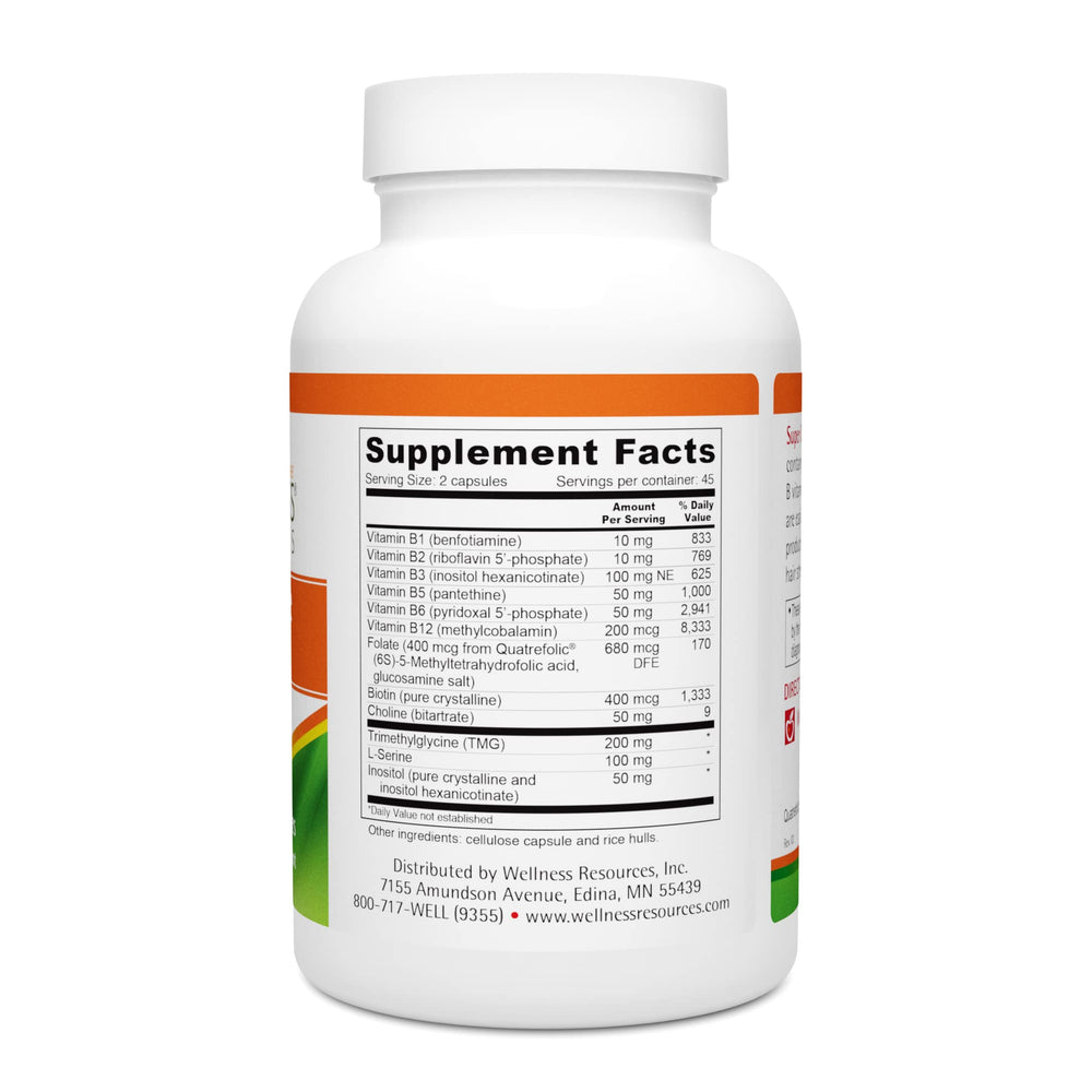 Cognitive and immune support visuals for B vitamins