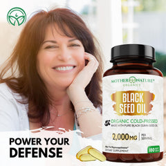 Cold pressed, hexane free black seed oil