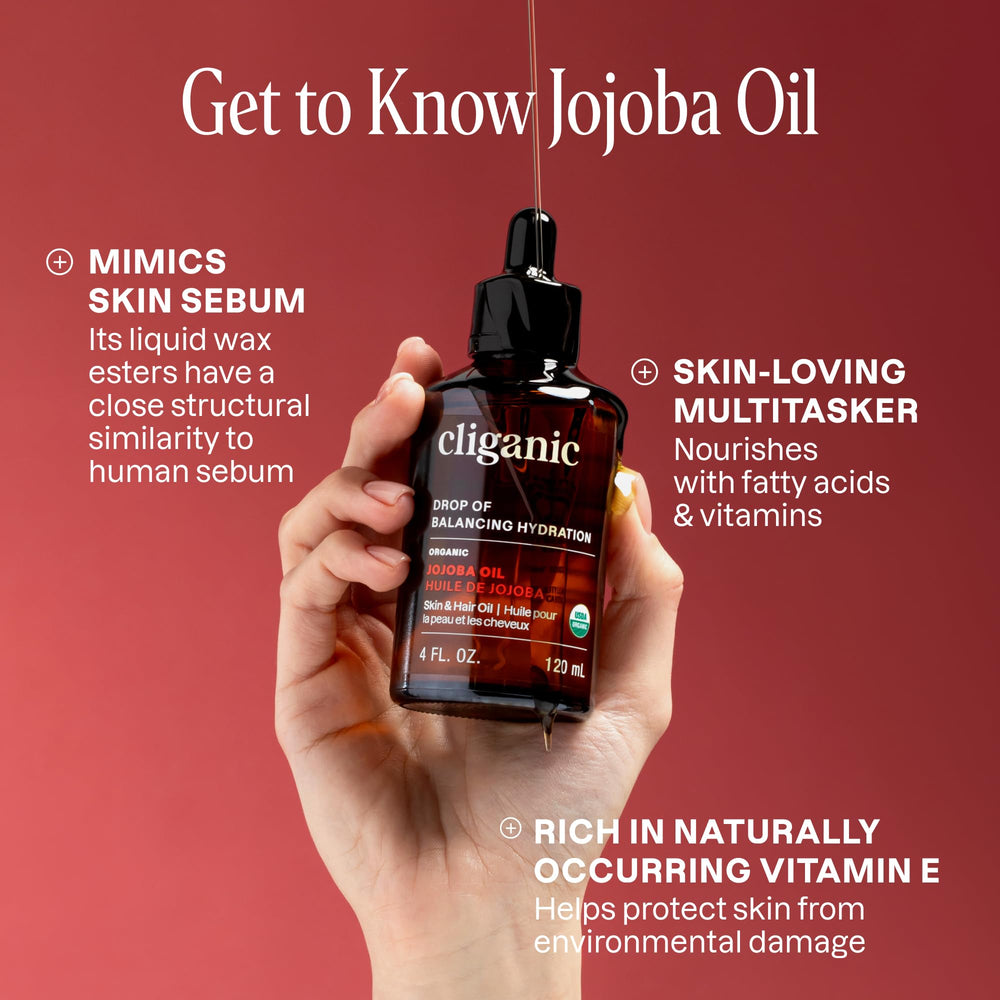 Cold-pressed organic jojoba oil 32oz