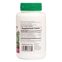 Supplement ingredients showing active components