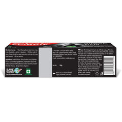 Lifestyle bathroom display of Colgate Charcoal Clean toothpaste