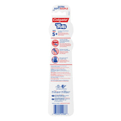 Colgate Kids Trolls toothbrush with suction cup for upright storage