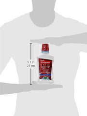 Close-up of Colgate Optic White Mouthwash cap