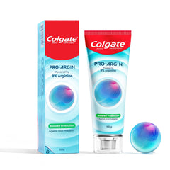 Front view of Colgate Pro Argin toothpaste 100g tube