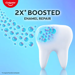 Close-up of Colgate Pro Argin toothpaste label