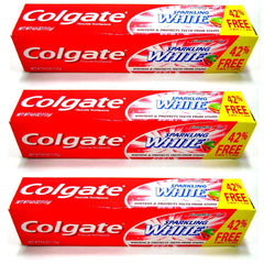 Colgate Sparkling White Cinnamint Gel Toothpaste 4 oz - Pack of 3