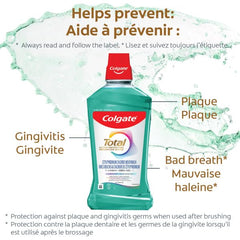 Close-up of ingredients on Colgate Total Advanced Pro-Shield label