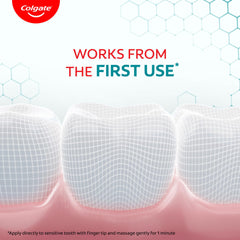 Colgate Sensitive Plus 70g toothpaste being squeezed