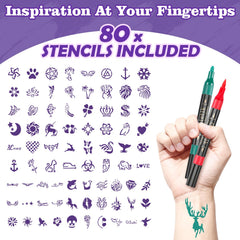 Coliatik skin-safe ink suitable for all skin types.