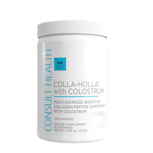 Consult Health Colla-Holla Vanilla flavor container label