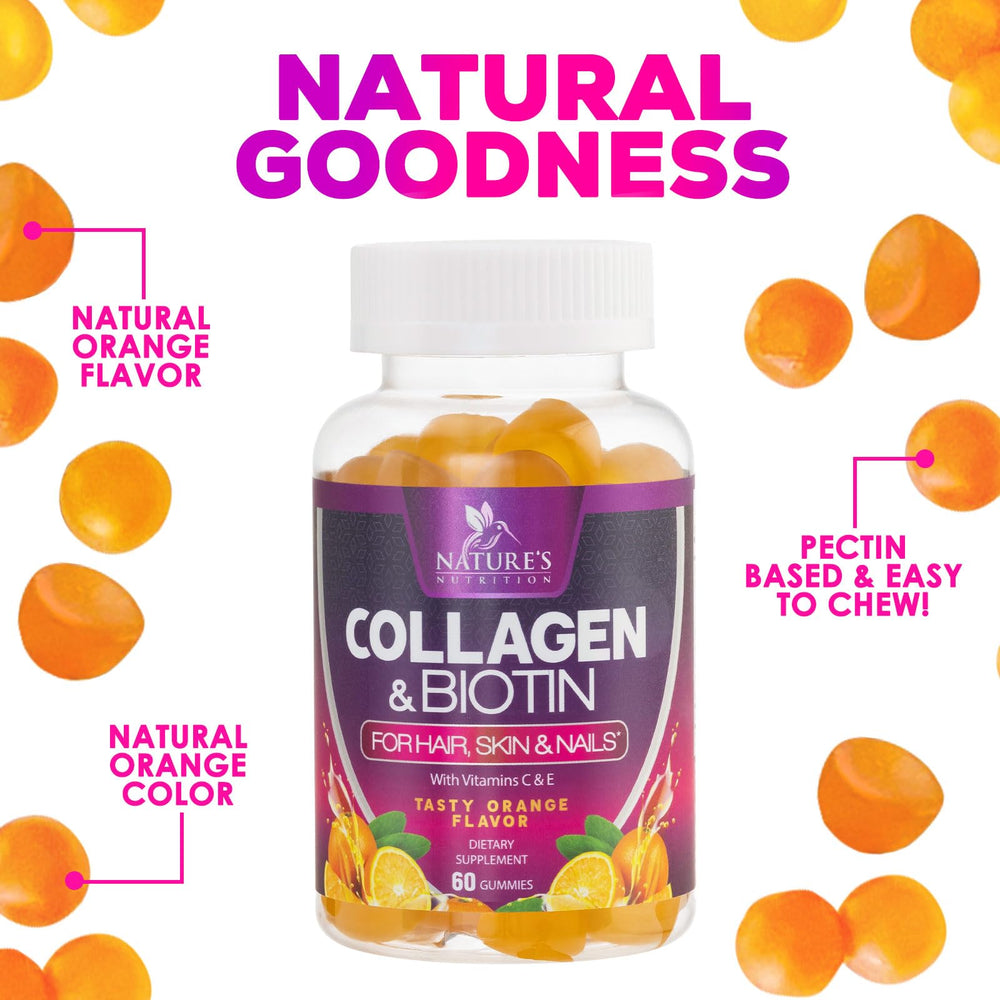 Packaging showing vitamin C and zinc beside collagen