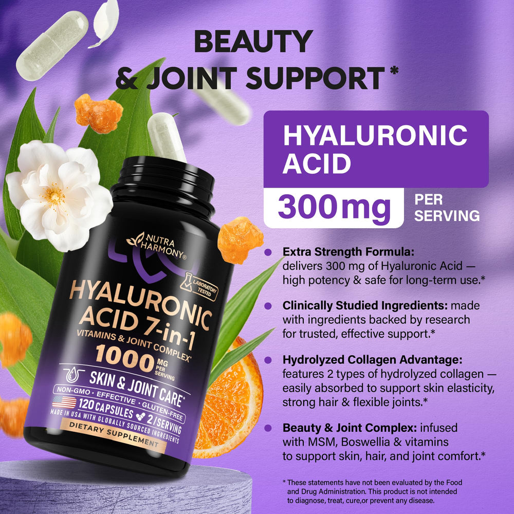Collagen, MSM, Boswellia, and vitamins D3, C & E blend