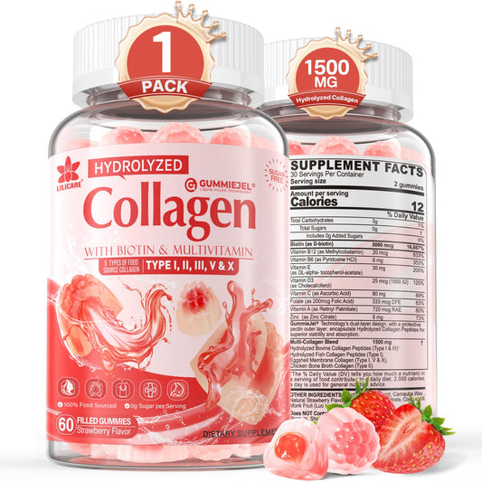 Collagen Peptide Gummies 60-count bottle