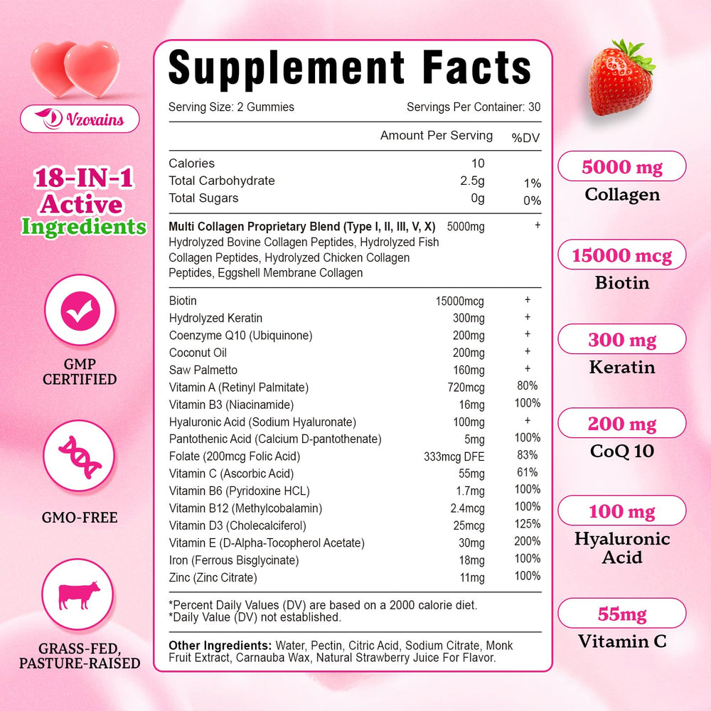 Sugar-free strawberry flavor badge on packaging