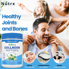 Close-up of hydrolyzed collagen peptides