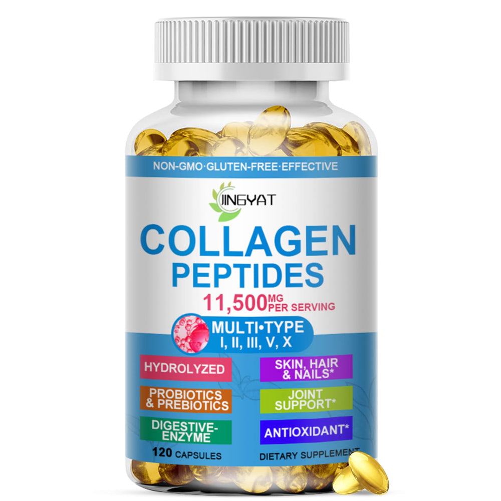 Collagen Peptides Softgels bottle front view