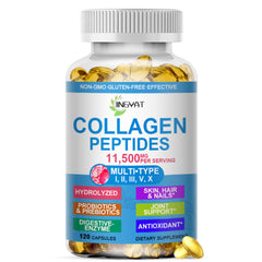 Collagen Peptides Softgels bottle front view