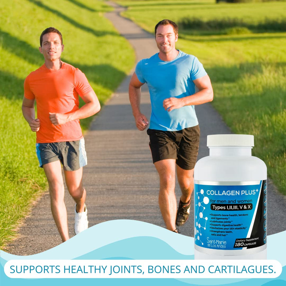 Collagen capsules supporting joints and tendons